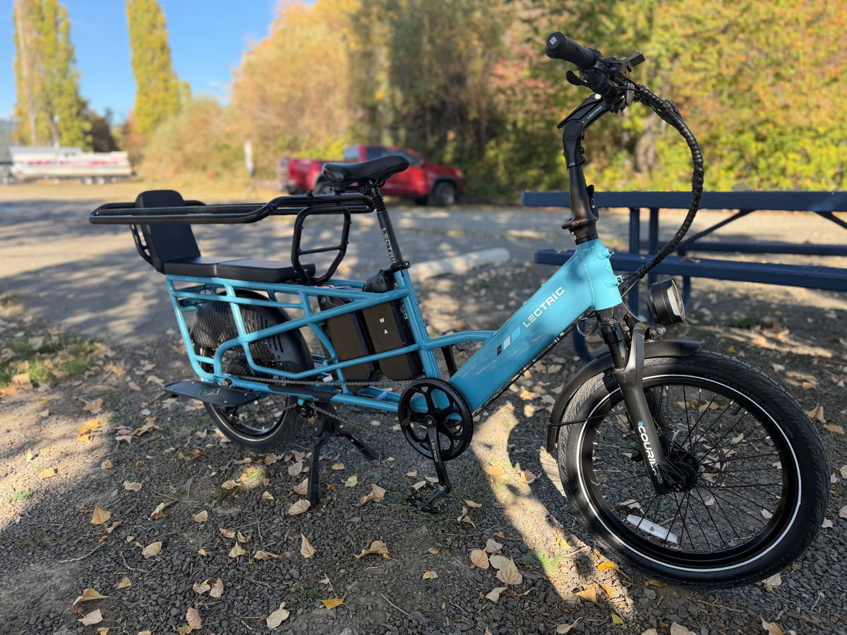 Pre- Owned XPedition2 Raindrop Blue Long-Range Dual-Battery eBike