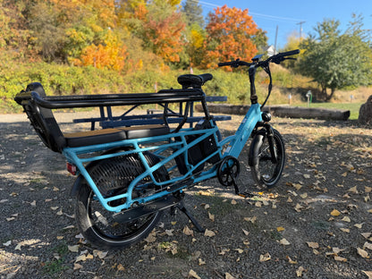 Pre- Owned XPedition2 Raindrop Blue Long-Range Dual-Battery eBike