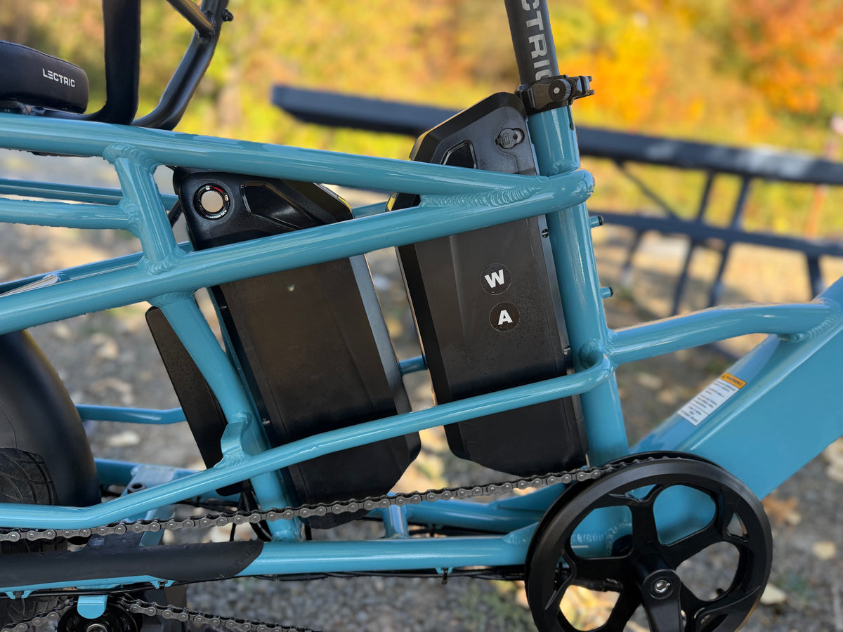 Pre- Owned XPedition2 Raindrop Blue Long-Range Dual-Battery eBike