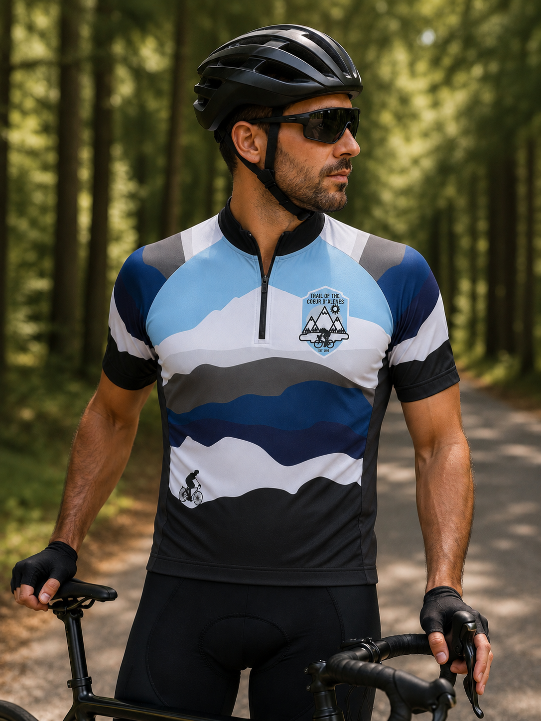 Men's Trail of the Coeur D Alenes Cycling Jersey